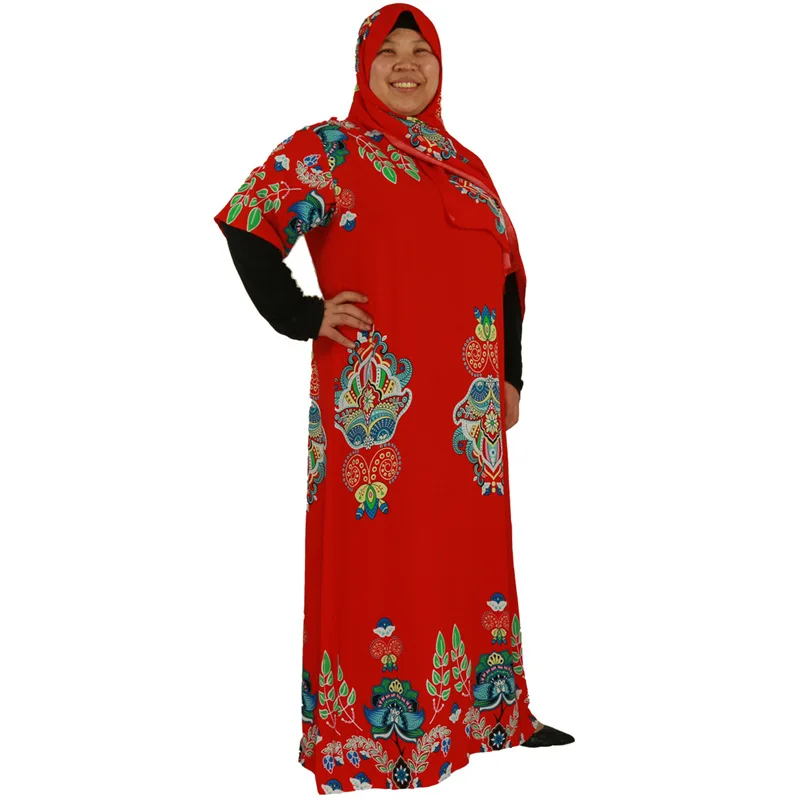 

Women Prayer Garment Hijab Dress Abaya Muslim Fashion Saudi Arabia Worship Service Islamic Clothing Niqab Eid Mubarak Ramadam