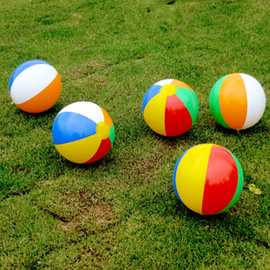 

New Colored Inflatable 23cm Ball Balloons Swimming Pool Play Party Water Game Balloons Beach Sport Ball Kids Fun Toys