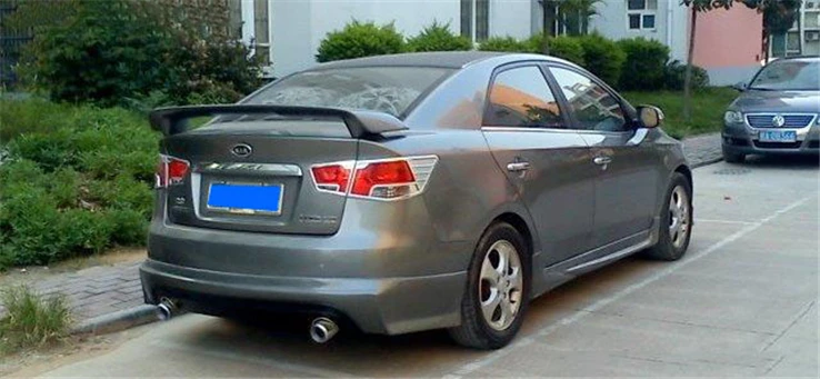 Спойлер для Kia Forte 2010 2013 спортивный спойлер из АБС пластика заднего крыла