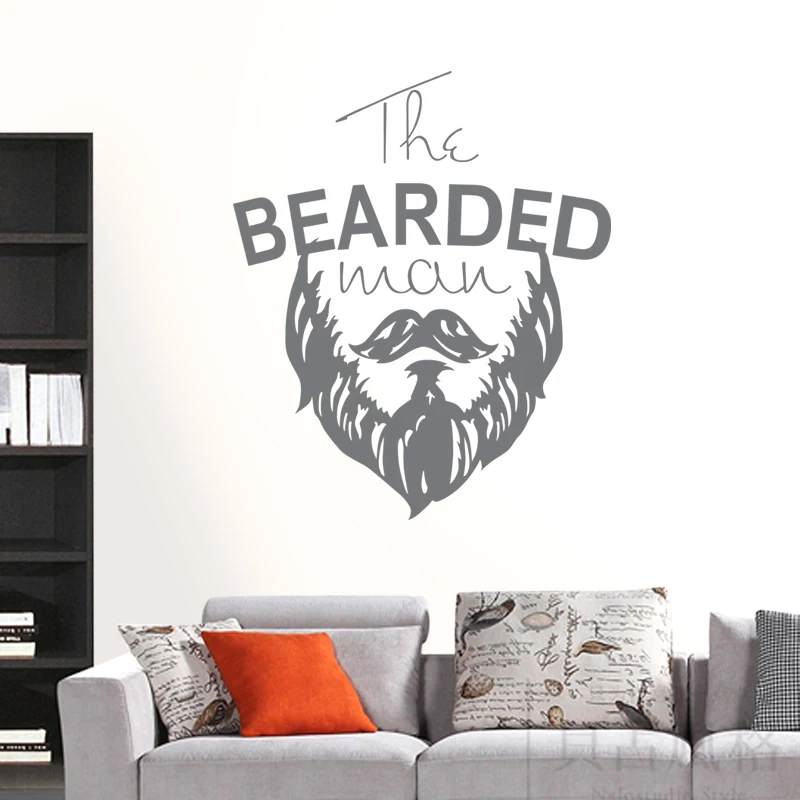 Парикмахерская наклейка на хлеб Виниловая стену украшение для окон стрижка