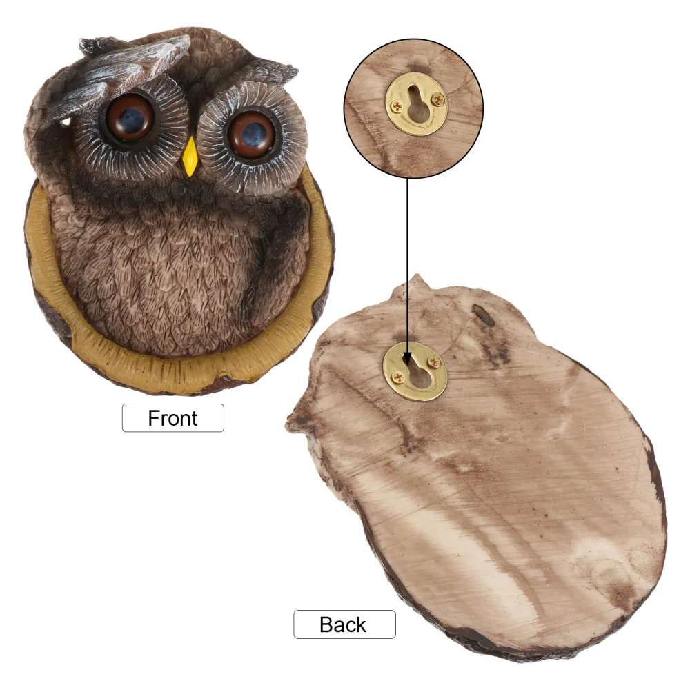 

Easter Owl Tree Hugger Simulated Owl Tree Sculpture Garden Decor Craft