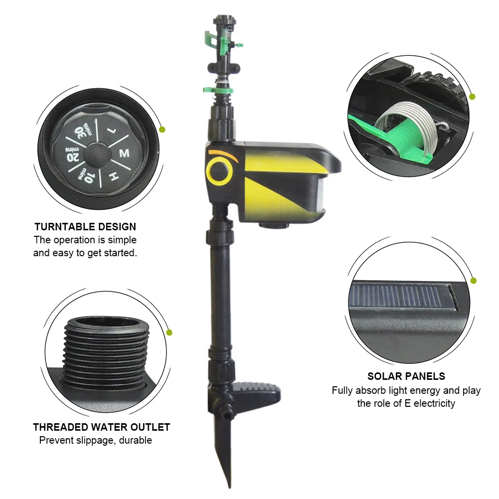 Отпугиватель вредителей на солнечных батареях активация движением для сада