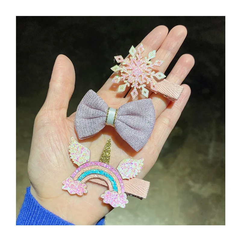 Заколки для волос Kawaii в виде цветов из сетчатой пряжи с бантом шпильки заколки