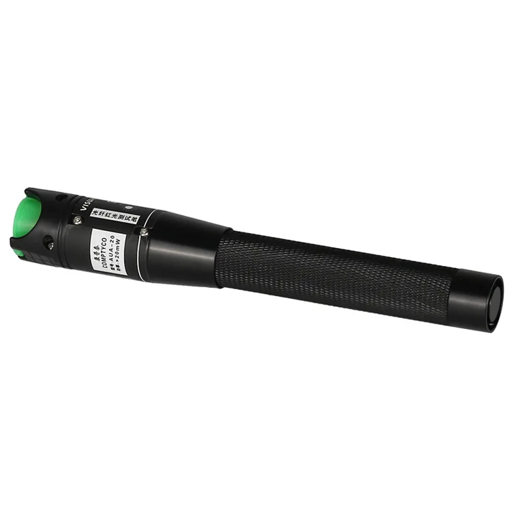 20KM VFL red light pen Optic Light Source fiber cable tester FC,SC,ST Universal 20mW visual fault locator 650+10nm Wavelength