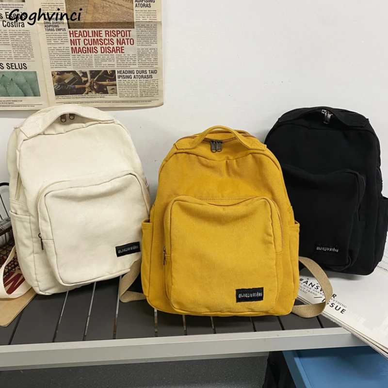 Вместительные холщовые рюкзаки унисекс для поездок колледжа прочный