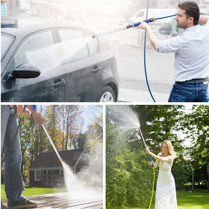 

Car High Pressure Water Gun 46.5cm Jet Garden Washer Hose Wand Nozzle Sprayer Watering Spray Sprinkler Cleaning Tool