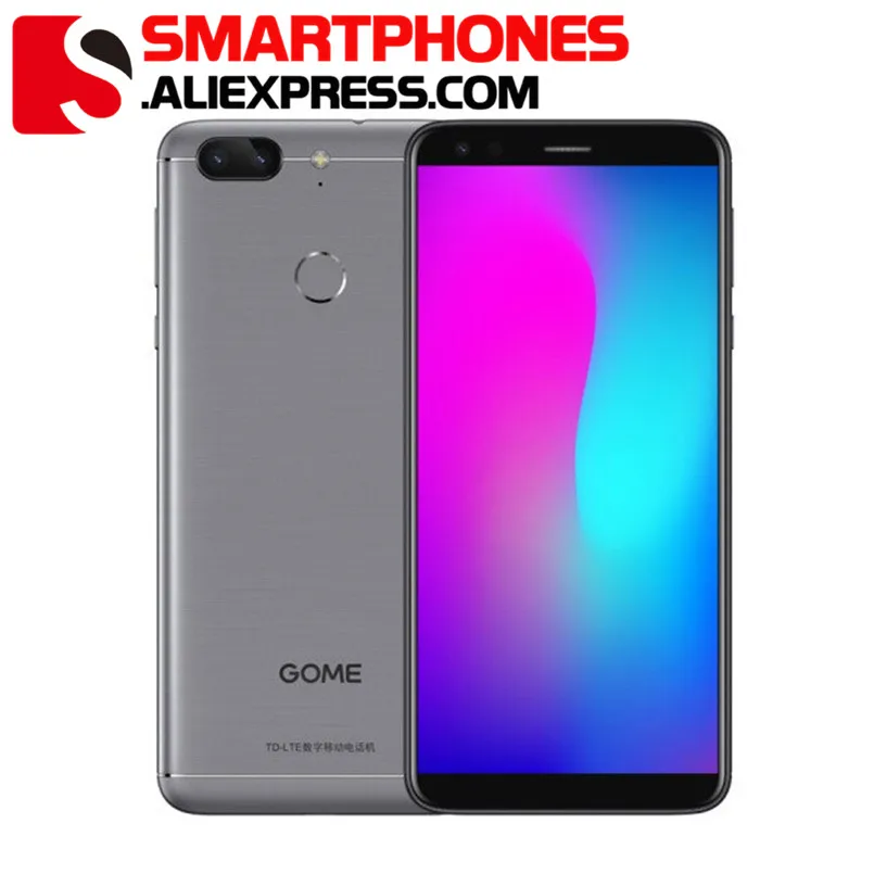 GOME S7 смартфон с 5 7 дюймовым дисплеем восьмиядерным процессором MT6750T ОЗУ 4 Гб ПЗУ 64