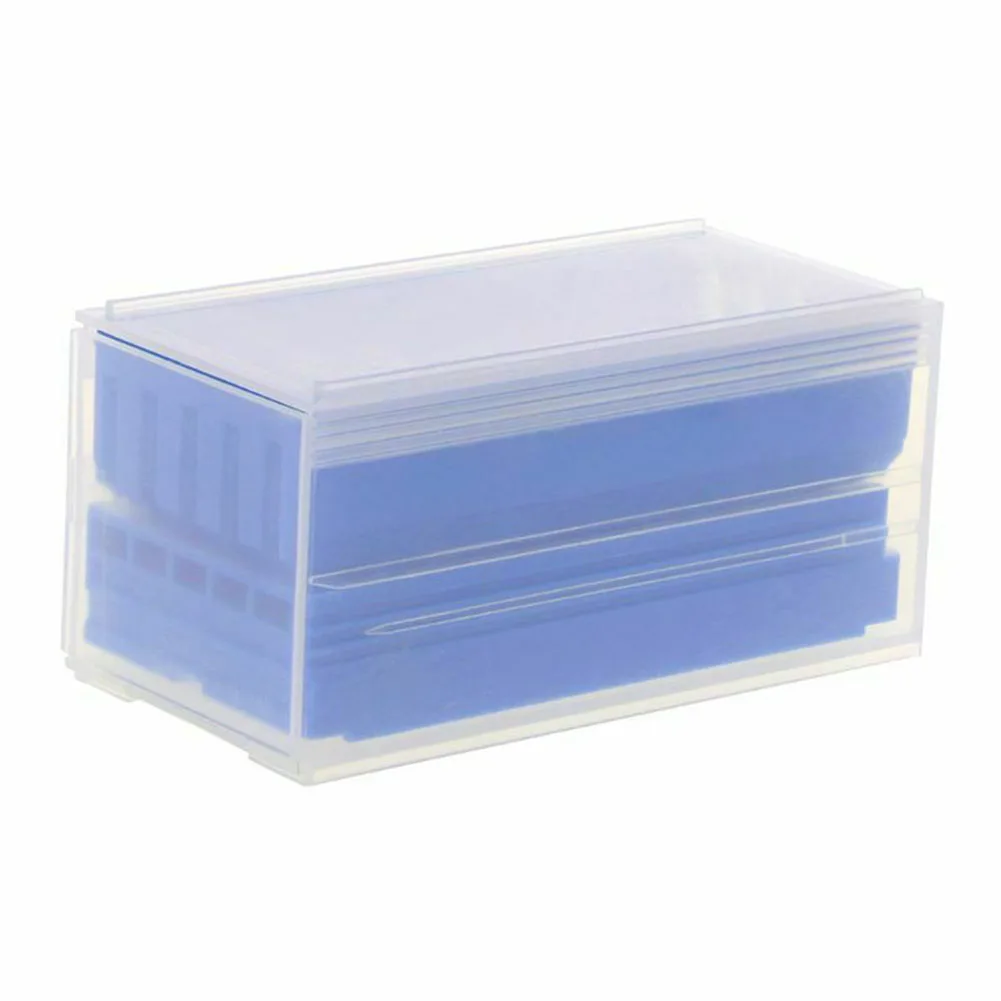 

50 Holes Transparent Accessories Milling Cutters Storage Box Drill Bit Durable Portable PP Tool Drawer Type Practical Holder