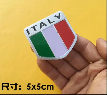 

Italy Flag Shield Emblem Badges Decal Stickers Auto Trunk Tailgate Motorcycle Car Accessories
