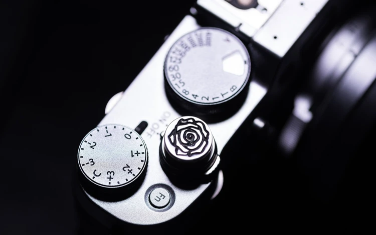 Оригинальная Серебряная+ латунная кнопка спуска затвора для камеры Fujifilm X100F XPRO2 XE3 XT3/X10/X20/X30 Leica M1/M2