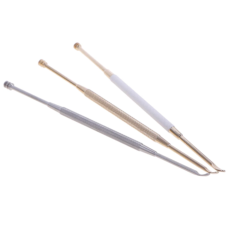 

1PC Portable Double-ended Stainless Steel Spiral Ear Pick Spoon Ear Wax Removal Cleaner Ear Tool Multi-function