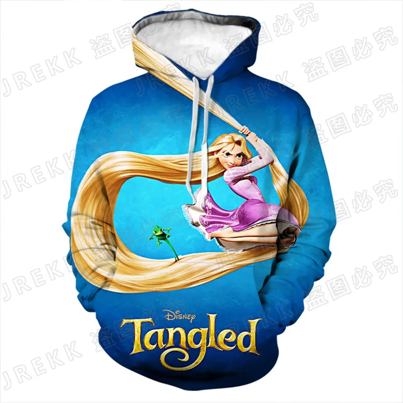 

Tangled Rapunzel Hoodies Men Women Children Casual 3D Print Fashion Sweatshirts Pullover Boy Girl Kids Cartoon Anime Coat