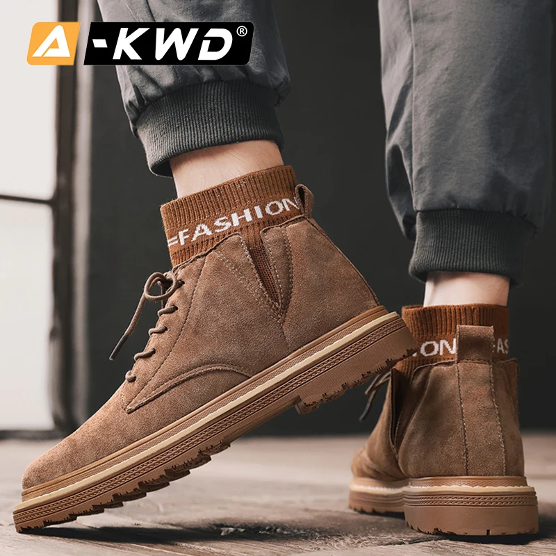 Fashion Socks Boots Men High Top Sneakers Man Luxury Brand Chaussure Montante Homme Work Winter Shoes Men's |