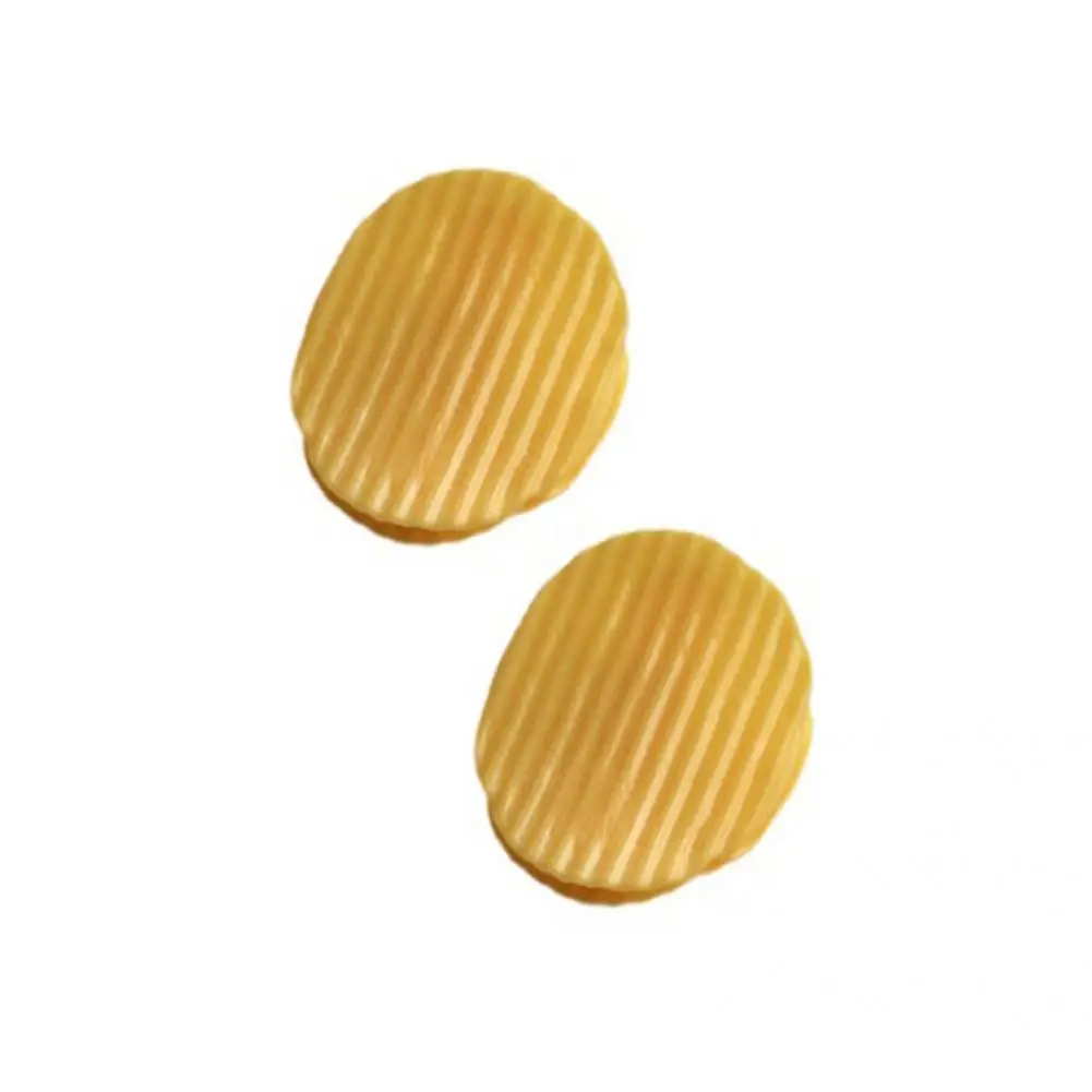 

Keep Fresh 2Pcs Practical Unique Potato Chip Shape Food Bag Clips Plastic Food Clips Multifunctional for Restaurant