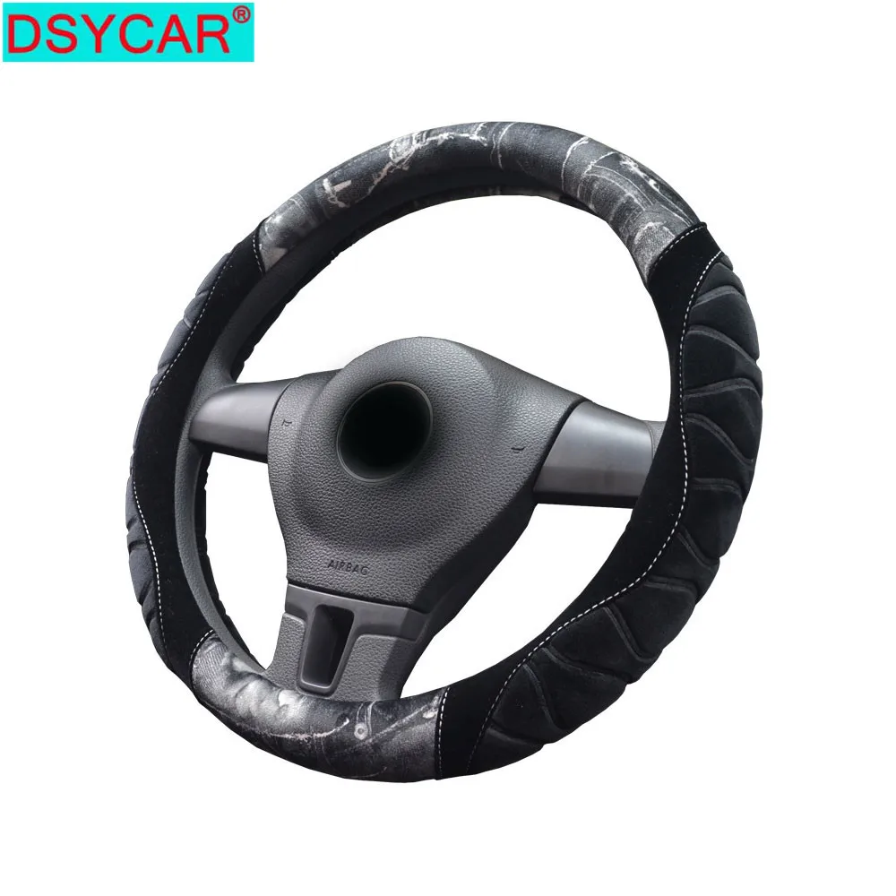 DSYCAR 1 шт. 38 см пушистый чехол на руль для автомобиля мягкие теплые плюшевые