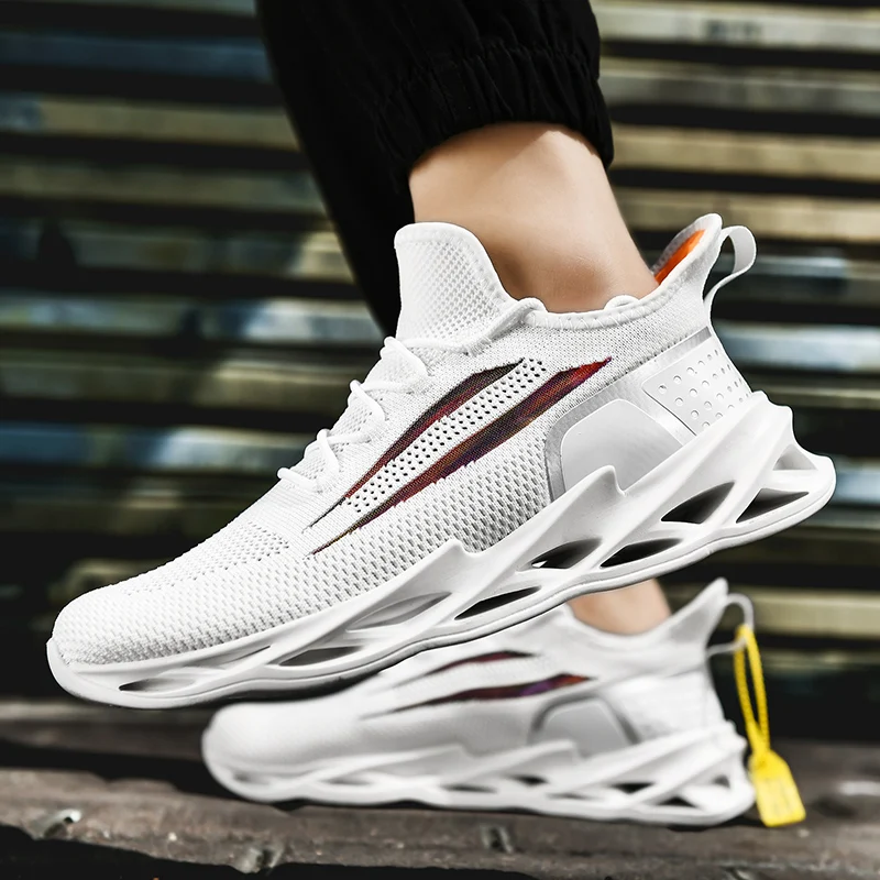 Легкие мужские кроссовки обувь Blade 2020 модные трендовые Мужские дышащие для