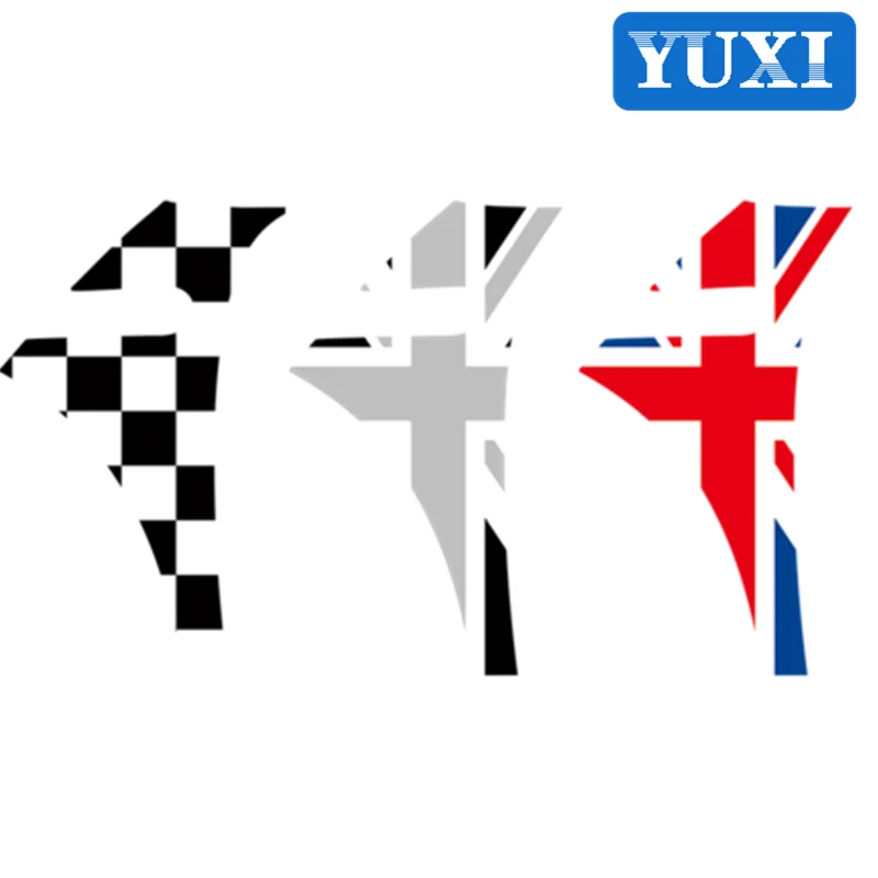 

Car Front Wing Fender British flag sticker For BMW MINI R55 R56 R60 R61 COUNTRYMAN Car Styling Exterior decoration Accessories