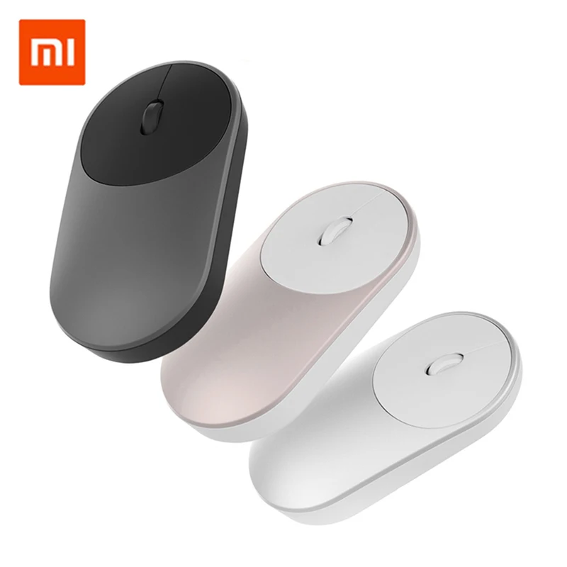 Оригинальная Беспроводная игровая мышь Xiaomi Mi портативные мыши из алюминиевого