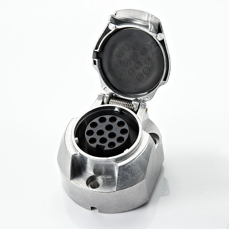 Аксессуары для грузовиков 12 В 13pin алюминиевая розетка прицепа женский