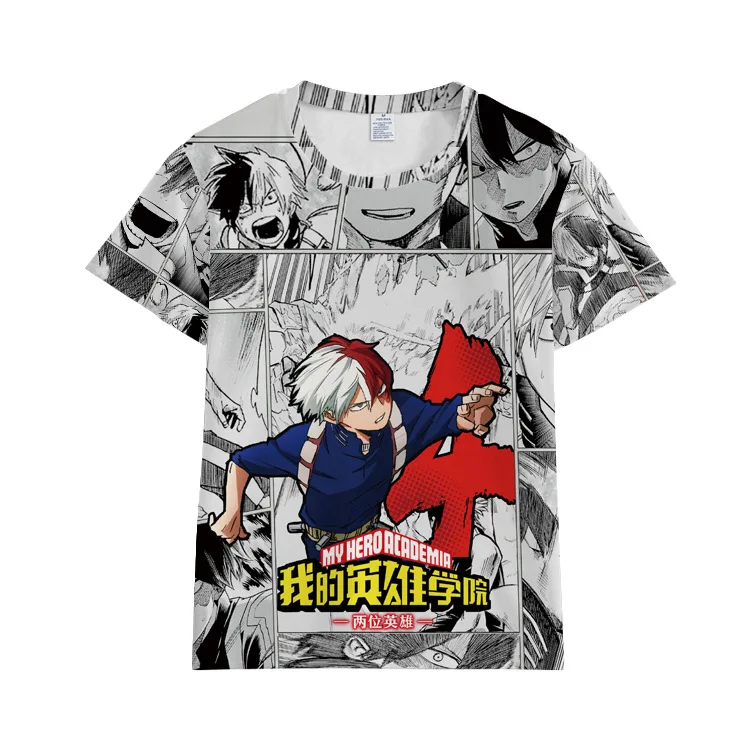 Футболка Midoriya Izuku с героями мультфильмов для мужчин и женщин Модные футболки Топы
