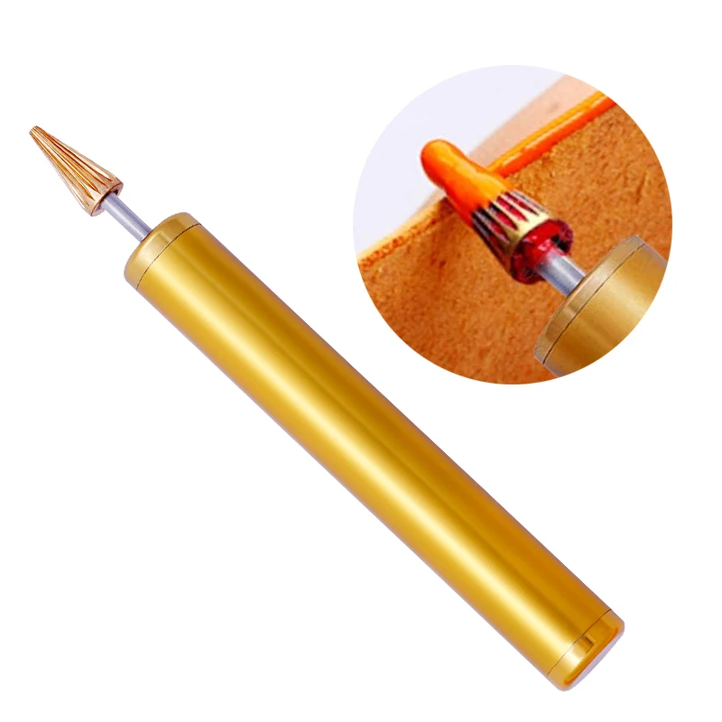 

LMDZ Convenient Leather Edge Dye Pen,Colorful Edge Roller Applicator,Essential Leather Edge Printing Tool for Leather Craft DIY