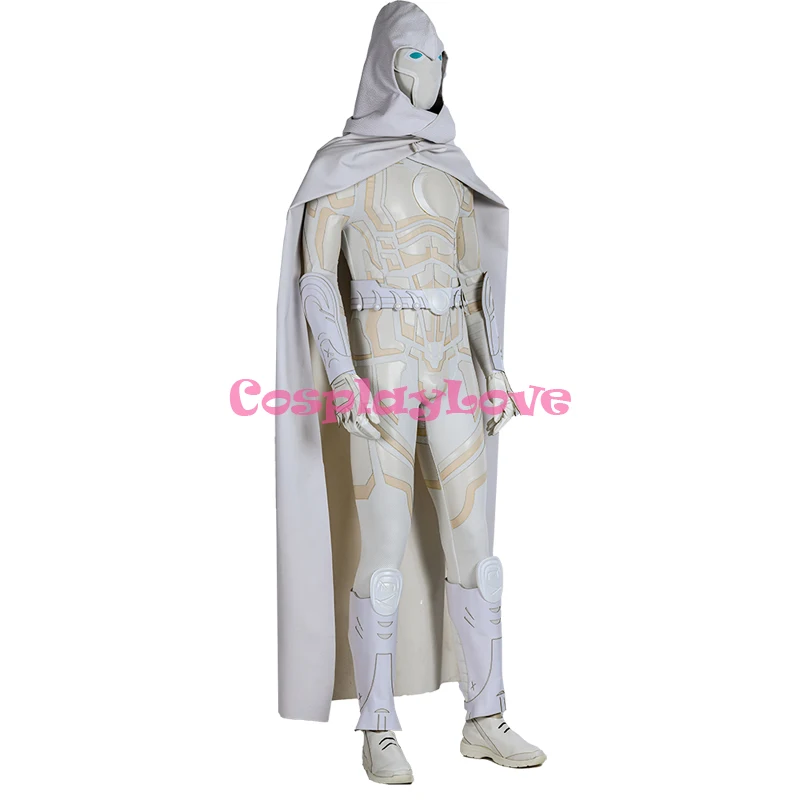 CosplayLove Moon Knight Marc Spector White Cosplay Costume For Male Boy Christmas Halloween