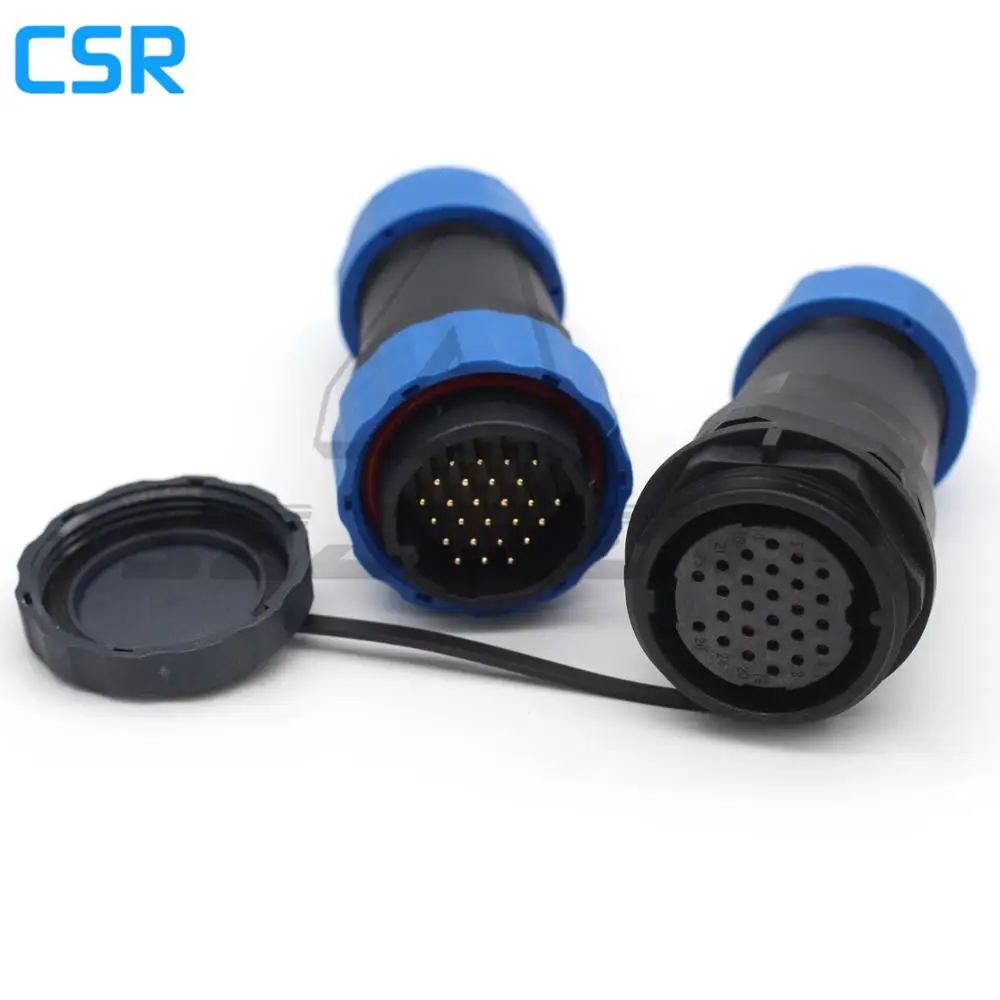 SD28TP ZM 26 контактный водонепроницаемый разъем наружные светодиодные разъемы для