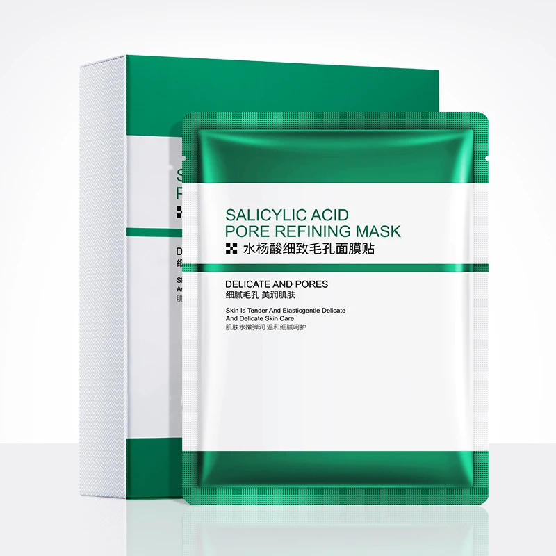 

Salicylic Acid Face Mask Shrink Pores Oil Control Hydrating Moisturizing Acne Brightening Repair Refreshing