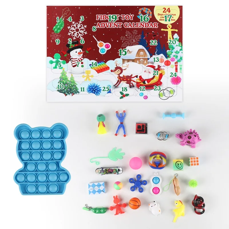 

Decompression And Venting Toy Set Rodent Pioneer Christmas Decompression Countdown Blind Box