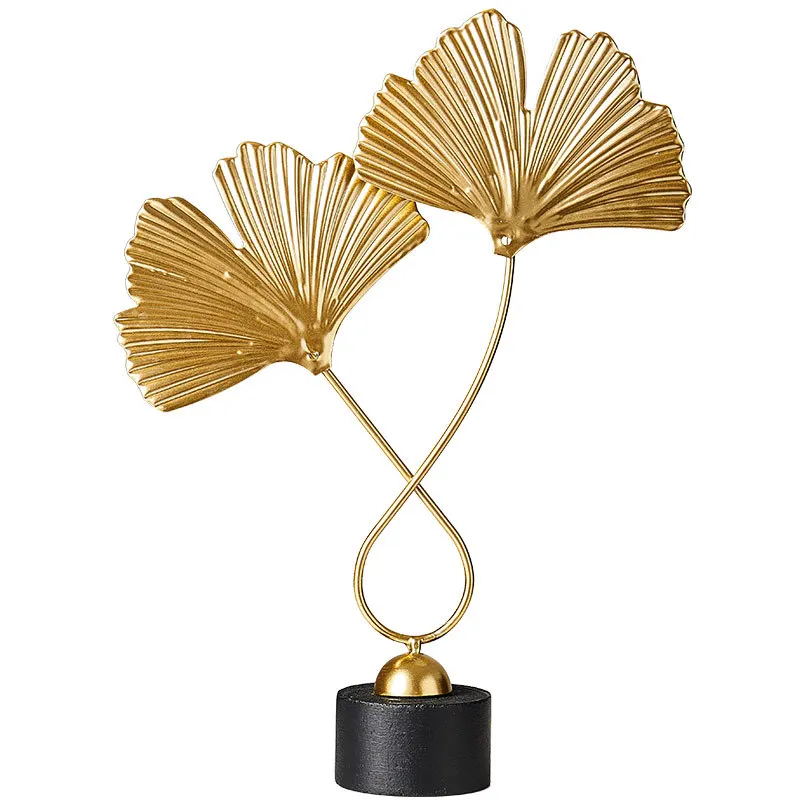 

Creative Ginkgo Leaf, Banana Leaf Handicraft Decoration Office Model Room Study Museum Shelf Art Decoration
