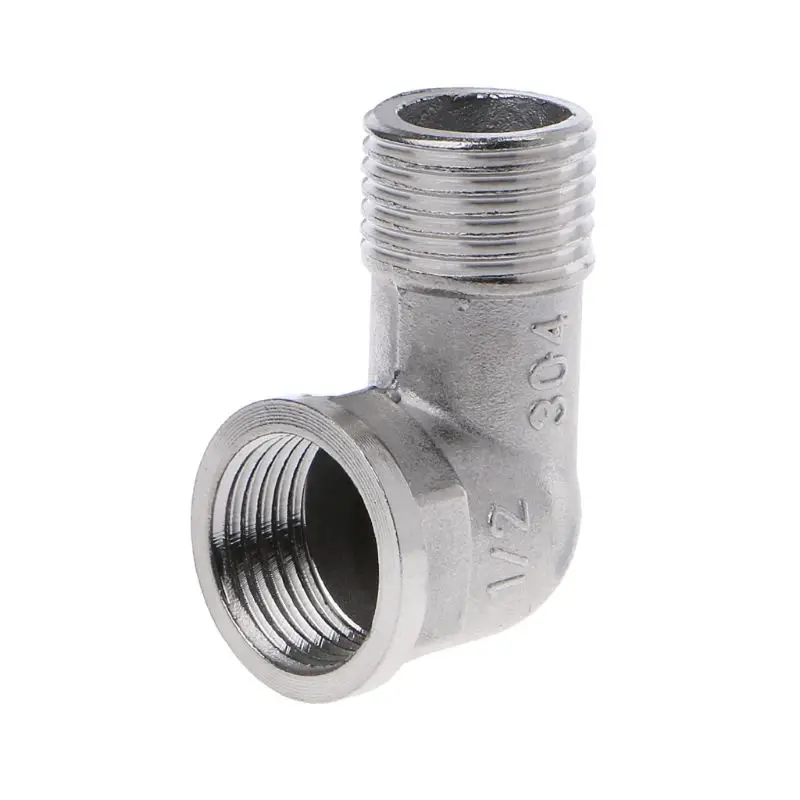 

New Fitting Threaded Stainless Steel 1/2" Female x 1/2" Male Street Elbow Pipe