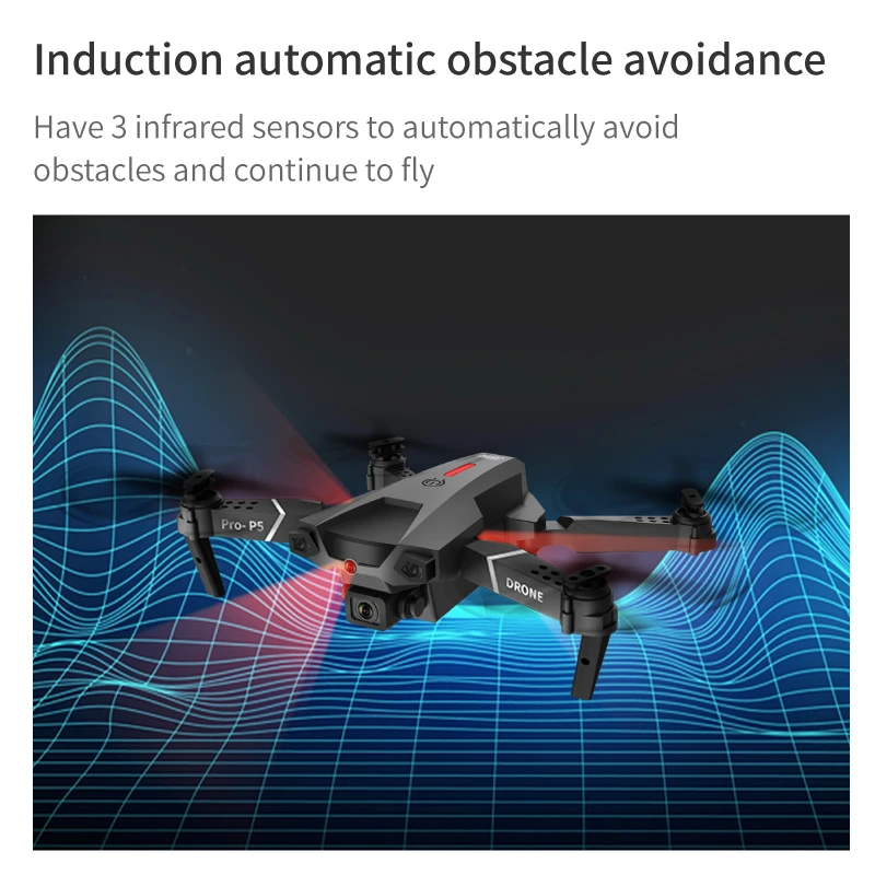 S1max Sensor de infrarrojos evitaci&oacute;n de obst&aacute;culos RC Drone profesional 4K C&aacute;mara Dual de HD de Control APP de fotograf&iacute;a a&eacute;rea regalo de los ni&ntilde;os-3