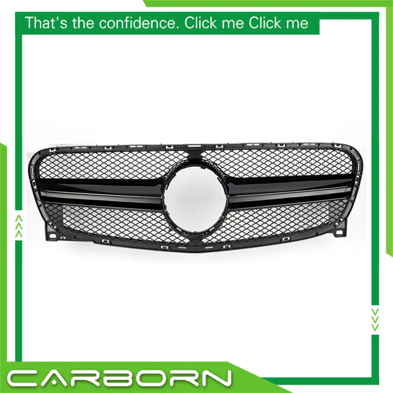 

Передняя гоночная решетка для Mercedes Benz GLA-Class X156 GLA180 GLA200 GLA250 2014-2017 AMG