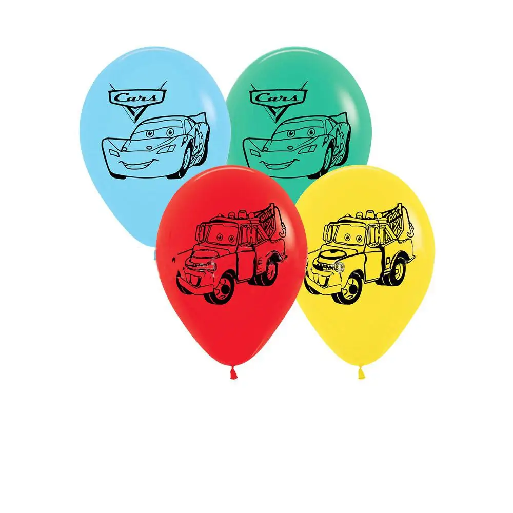 

10/20pcs McQueen Car Theme 12 inch Latex Balloon Happy Birthday Warred Party Supplies Baby Shower Decorations Boys Kids Toys