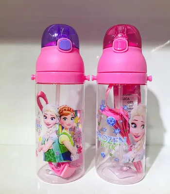 450 мл 600 бутылка для воды с диснеевским Микки Маусом соломенная чашка детский