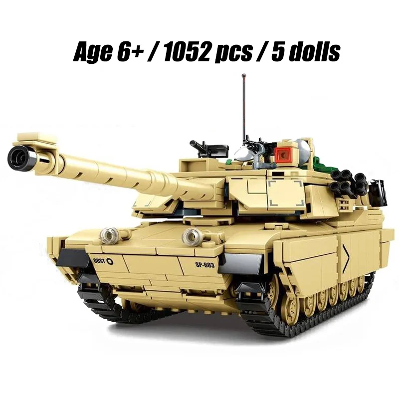 Gulo gulo 904 шт. военный Challenger 2 Основной боевой танк строительные блоки слово