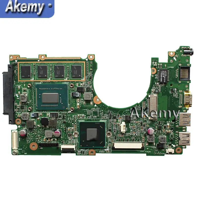 

Akemy X202E Laptop motherboard For Asus X202E X201E S200E X201EP Test original mainboard 2G RAM 847/987/1007CPU