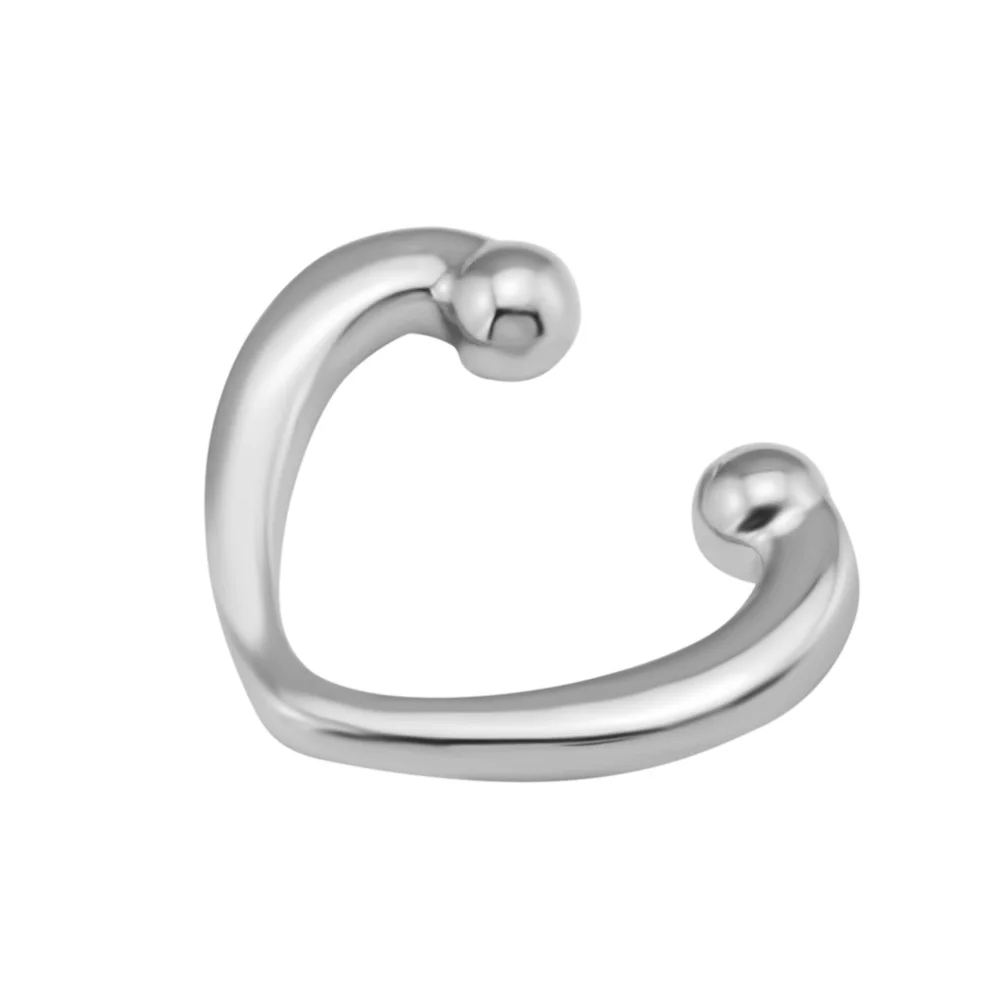 Открытым сердцем Кафф 925 стерлингового серебра зимний костюм на Хэллоуин для