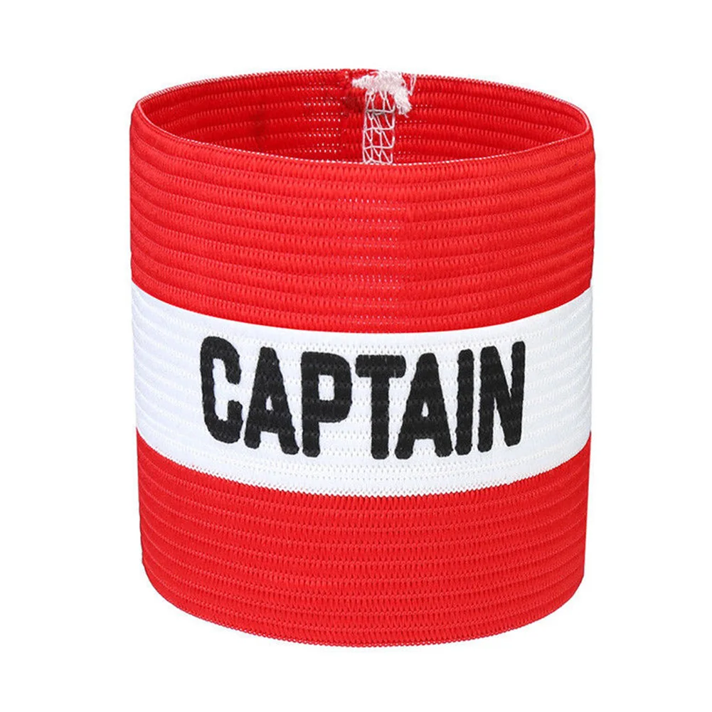 Leader Playground Symbol Sports Captain Armband Football Rugby Hockey Conspicuous Strong Stickiness Sleeve Badge Outdoor Elastic
