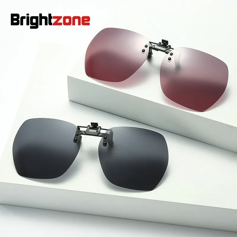 

New Popular Frame Black Super Large Sun Clip Sunshade Anti Ultraviolet Sunglasses Clip-on Polarizing Glasses Vintage Oculos