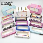 Ellazzle Новинка 53050100 шт. картонная бумажная упаковочная коробка для 25 мм длинных ресниц оптом непосылка упаковка для хранения красивых ресниц