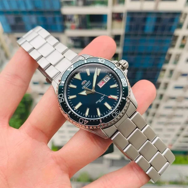 

2021 ORIENT Luxury Fashion Mens Watches Quartz Top Brand Green wristwatch for man watch Rolexable