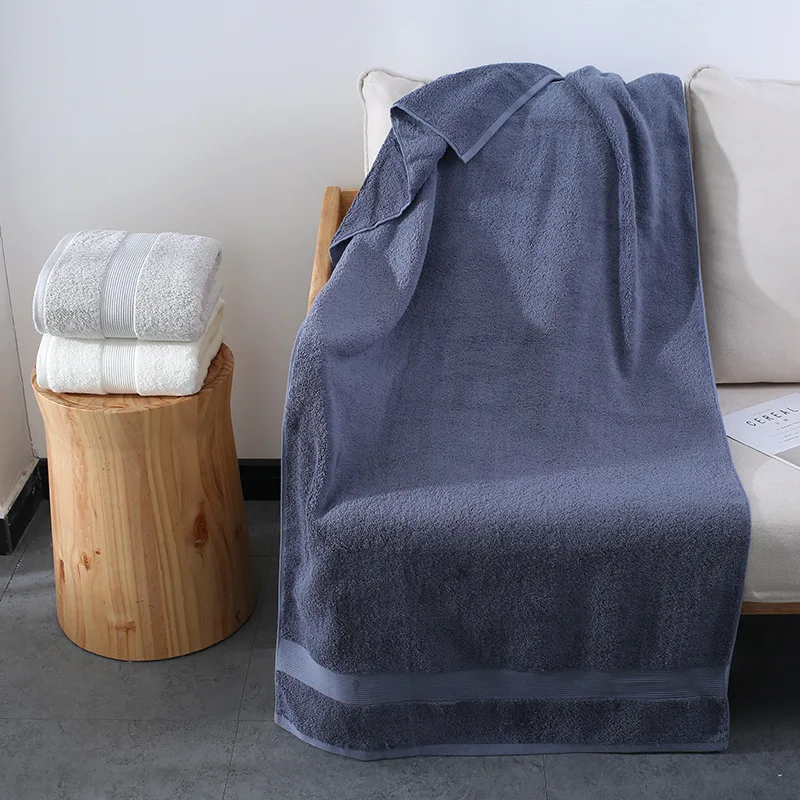 

Combed cotton beach towel Terry Bath Towels bathroom 70*140cm Thick Luxury Solid for SPA Bathroom Bath Towels for Adults
