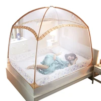 yurt mosquito net princess three door mesh breathable mosquito net light insecticide treated klamboe tent bed decor eb50wz