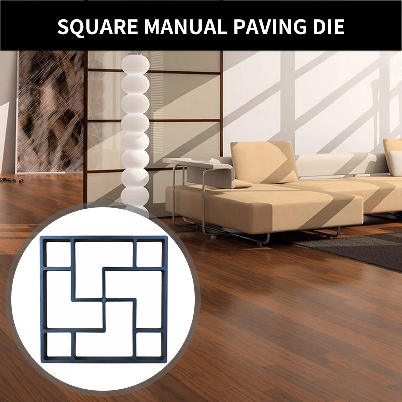 Ручная форма для изготовления квадратных бетонных цементных кирпичей