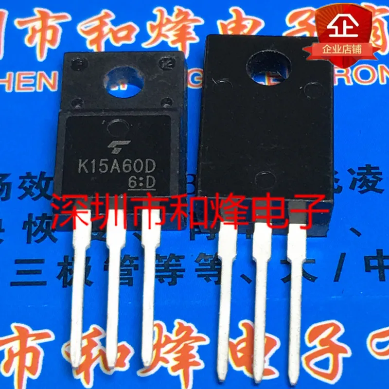 

Оригинал 10 шт./K15A60D TK15A60D TO-220F 600V 15A