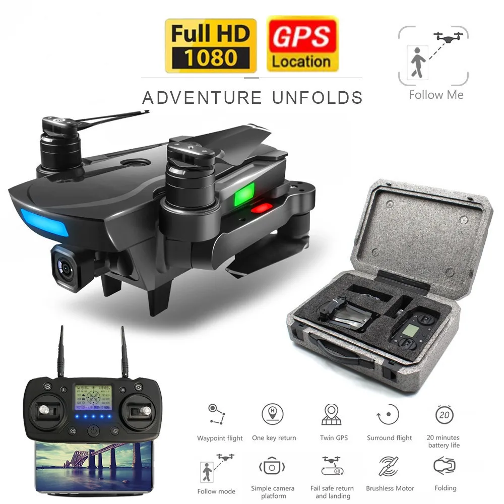 

GPS дроны Квадрокоптер с 1080P HD Gimbal ESC камера бесщеточный двигатель RC вертолет 5G FPV Дрон RC гоночный Дрон селфи Дрон игрушка