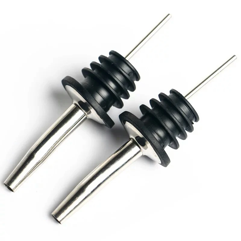 DEOUNY 3/5Pcs For The Bartender Liquor Pourer Cork Spout Stainless Steel Wine Bottle Stopper Corks Cocktail Bar Accessorie - купить по