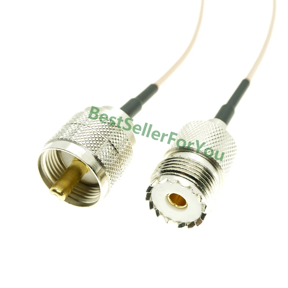 

Кабель UHF PL-259 Male To SO-239 UHF Female для Мобильной Антенны