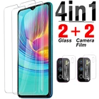 4 в 1 закаленное стекло для Infinix Hot 9 Play, защита экрана, Защитная пленка для Infinix Hot9 Hot 9 Pro, защитное стекло